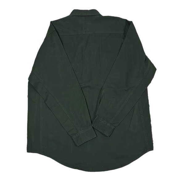 Wrangler Riggs workwear dark Irish green button shirt XL - Picture 4 of 6
